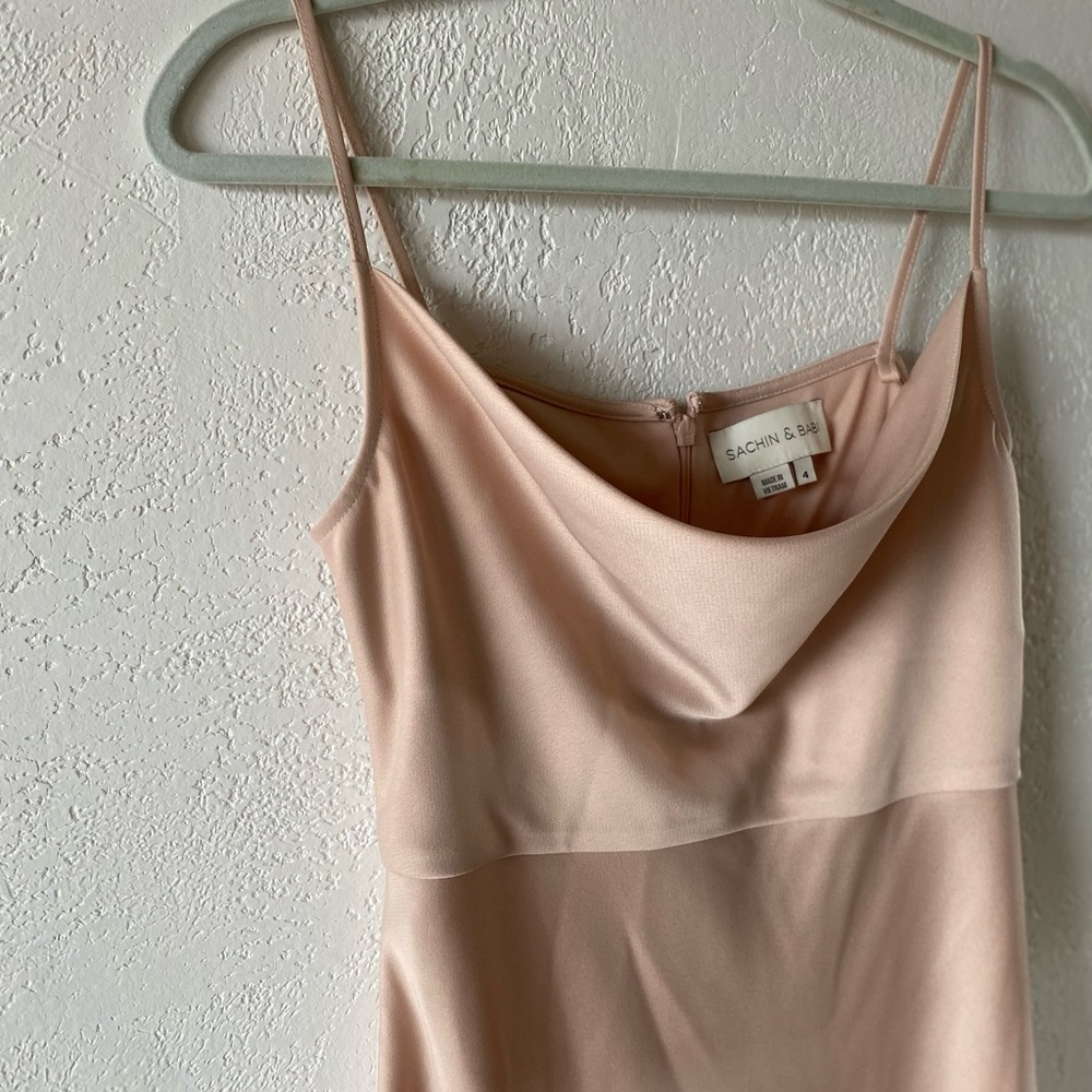Sachin + Babi Pink Satin Dress - Picture 5 of 11